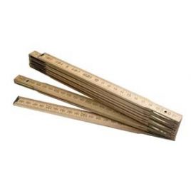 Doppiometro legno acero ft