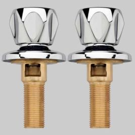 Rubinetto bidet 1/2 fromac - 2 pz. caldo - freddo