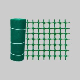 Rete di protezione quadra  1,0x50 mt - colore verde