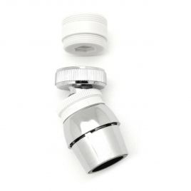 Snodo aeratore cromato bianco-cromo