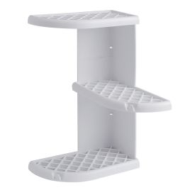 Portaoggetti oscar doccia angolare bianco. dim 37.3x23x23