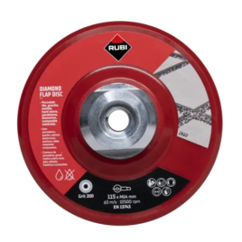 Disco lamellare diamant 200 grana fine 115 rubi m14