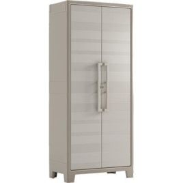 Armadio tuttopiani impermeabile gulliver keter ppl sabbia beige 2 ante cm 80x44 h.cm 182