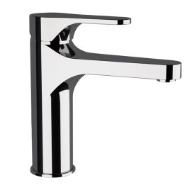 Omega miscelatore monocomando lavabo alto senza scarico cromo