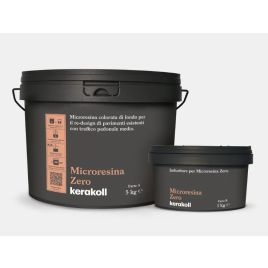 Microresina zero per il rivestimento di pavimenti esistenti 5 +1kg bianco