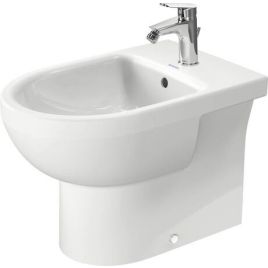 Bidet no.1 filo parete, a pavimento .dim. 365 x 570 mm. esclusa rubinetteria