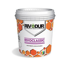 Pittura di rivestimento acrilsilossanico rivoclassic k 12 bianco 24 kg
