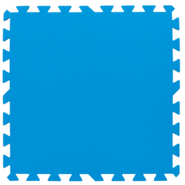 Tappeto sottopiscina morbido blu bestway 50x50 x 8 pezzi 58220 fondo piscina