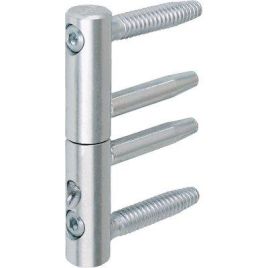 Cerniera anuba 3d agb acciaio zincato mm 14