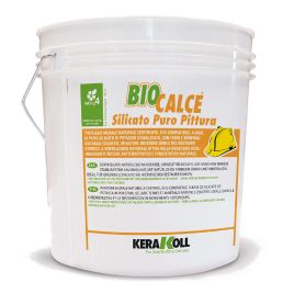 Biocalce silicati puro bc gd lt.4 tinteggio murale naturale colore bianco