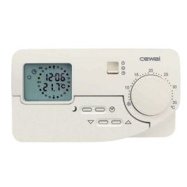 Cronotermostato giornaliero digitale a cavalieri con display life premium