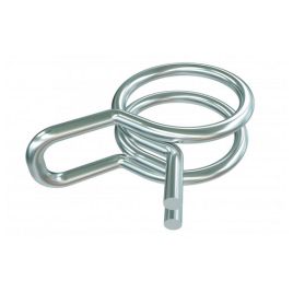 25 pz fascetta di tenuta p/tubo trasparente diam. 6 mm