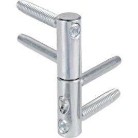 Cerniera anuba 3d agb acciaio zincato mm 16