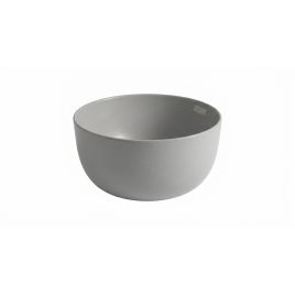 Lavabo appoggio narciso da 45 cm diametro colore grigio cenere h 28 cm
