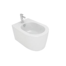 Bidet bianco lucido monoforo sospeso aida venduto esclusa rubinetteria