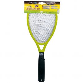 Racchetta per zanzare elettrica mosche sandokan squash