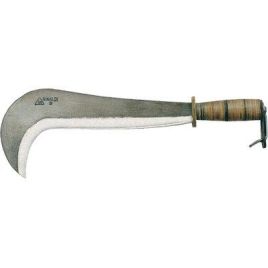 Roncola varese 104 rinaldi acciaio forgiato/cuoio cm 29 n2