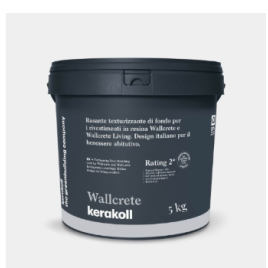 Wallcrete kg.5 rasante texturizzante di fondo per i rivestimenti in resina