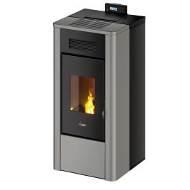 Stufa a pellet idro river 16 titanium - potenza 16 kw
