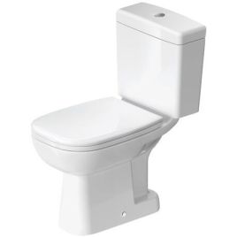 Vaso monoblocco d-code a pavimento. sedile e cassetta di sciacquo esclusi