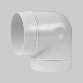 Curva per tubo tondo 90 gradi   - diametro 100 mm