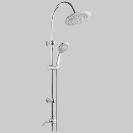 Set colonna illinois tonda cromata