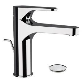 Omega miscelatore monocomando per lavabo alto cromo