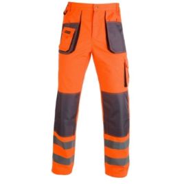 Pantalone da lavoro smart hv taglia xl alta visibilita arancio - kapriol