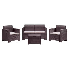 Salotto nebraska 2 col. marrone