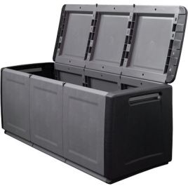 Baule cube ppl antracite nero cm 138x53 h.cm 57