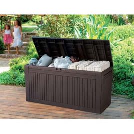 Baule comfy keter pp marrone cm 117x45 h.cm 57