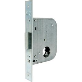 Serratura cancello infilare 071450 welka b.q zinc f.mm 22 f.tondo m2 e.mm 45 c.mm 28