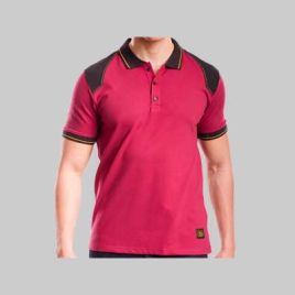 Polo elasticizzata rinforzata workpol bordeaux rica lewis tg. l