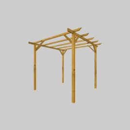 Pergola in legno basic cm 300x300x240h