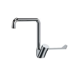 Miscelatore monocomando lavello bocca alta ad u cromo