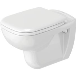 Vaso d-code sospeso. bianco lucido. dim. 355 x 545 mm. sedile escluso