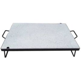 Piastra in pietra lavica c/piedi 30x40x2 cm