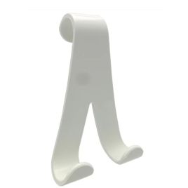 Appendiabiti bisnake doppio multiuso bianco in abs - 4x9x15 cm