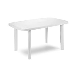 Tavolo componibile ovale faro cm 137x85x72h - col. bianco