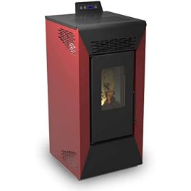 Stufa a pellet star 8,74 kw - bordeaux