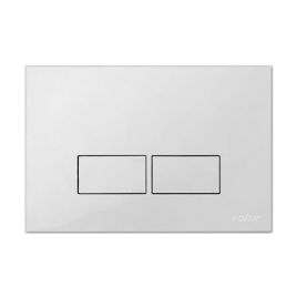 Placca di scarico 2 tasti modello tropea p3 cromo satinato