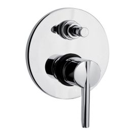 Miscelatore monocomando incasso doccia con deviatore linea pin cromo