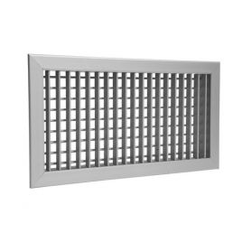 Bocchetta di mandata ad alette orientabili alluminio ral 9016 mm 200 x 100