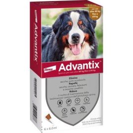 Antiparassitario advantix cani elanco kg 40+ cf=pz 6