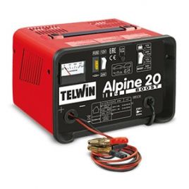 Carica batteria telwin alpine 20 boost 230v 12-24v  con protezione da sovraccarichi