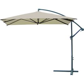 Ombrellone palo laterale banana domus acciaio/poly ecru mm 48 mt 3x3