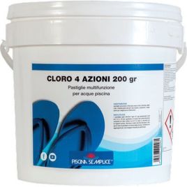 Multiazione x piscina pastiglie lapi kg  5=25x  - gr 200