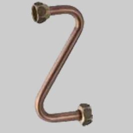 Tubo rame per galleggiante geberit diametro 10 - dado 3/8