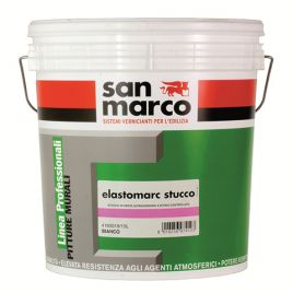 Elastomarc stucco elastomerico lt 5 rasante elastico e riempitivo