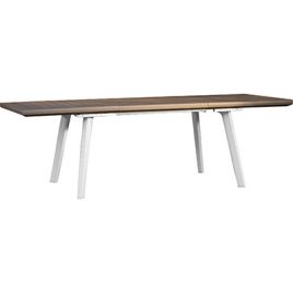 Tavolo harmony estensibile keter pp bianco cappuccino cm 160/240x100 h.cm 75